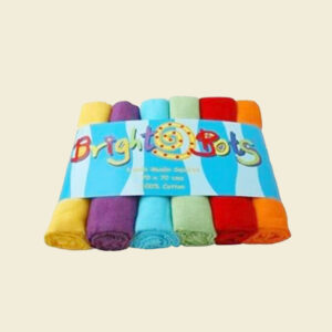 Bright Bots combo muslin square