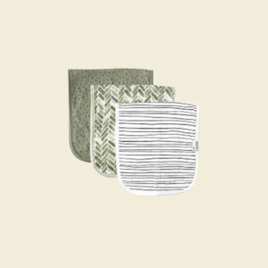 Copper Pearl Burp Cloths