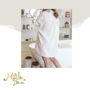 Muslin shirt absorbs sweat