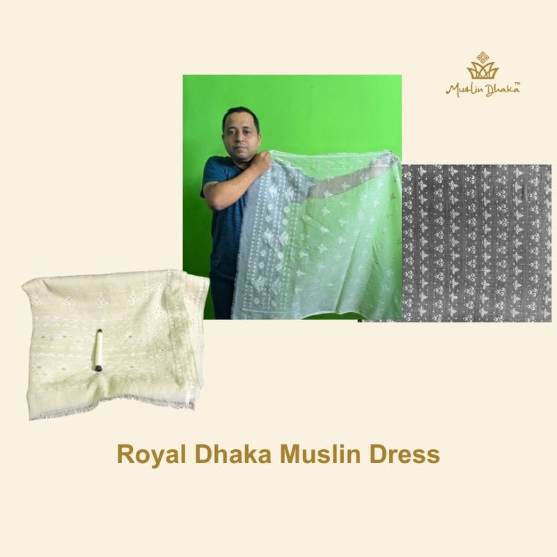 Royal Dhaka Muslin dress