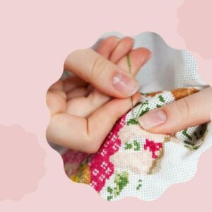 What materials are required in muslin embroidery?