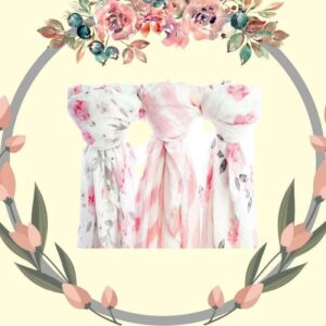 Muslin Swaddle Blanket for Baby Girl