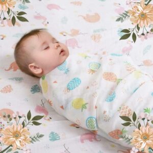 Organic Muslin Swaddle Blankets Girl Will feel Comfortable