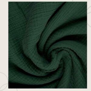 What is special about green muslin fabric?