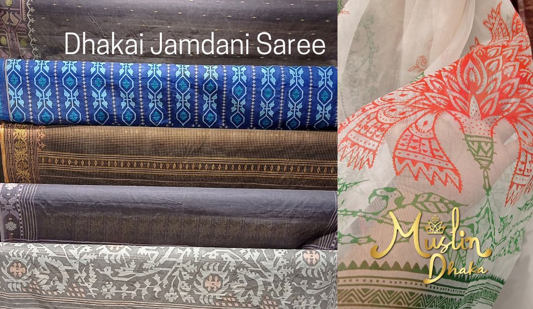 DHakai Jamdani Saree