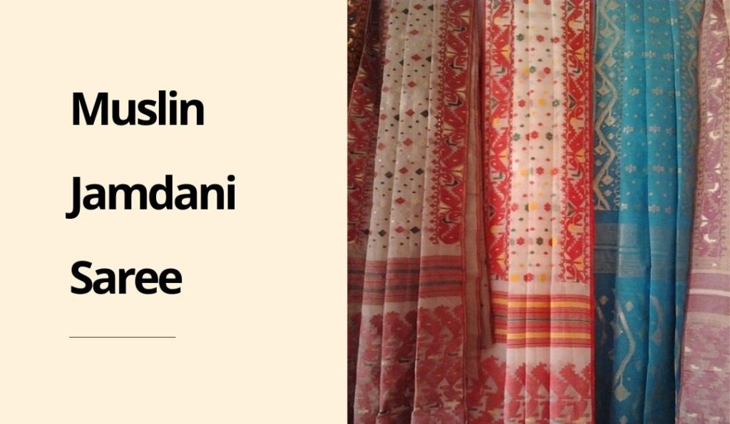 Muslin Jamdani Saree
