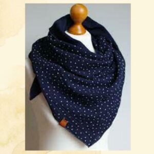 Zojanka Cotton muslin women scarf shawl, cotton triangle scarf (Etsy)