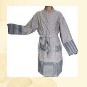 Room 34 online Crinkle Cotton unisex Bathrobe