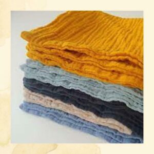 RAISEDbyWOLVES BULK SET of 8x8 muslin CLOTHS