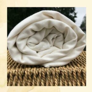 Bamboo Hemp Stretch Fleece Fabric by the Yard