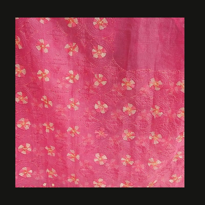 Hand Made Muslin Sari