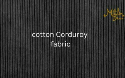 Alluring cotton Corduroy fabric : Everything you need to Know
