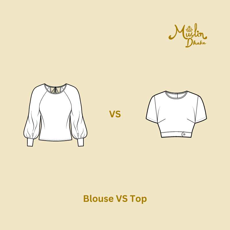 blouse vs top