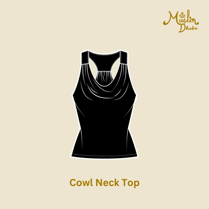 cowl neck top
