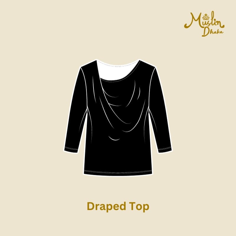 Draped top