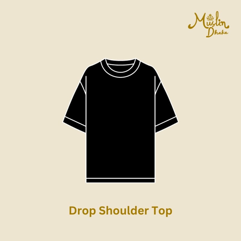 drop shoulder top