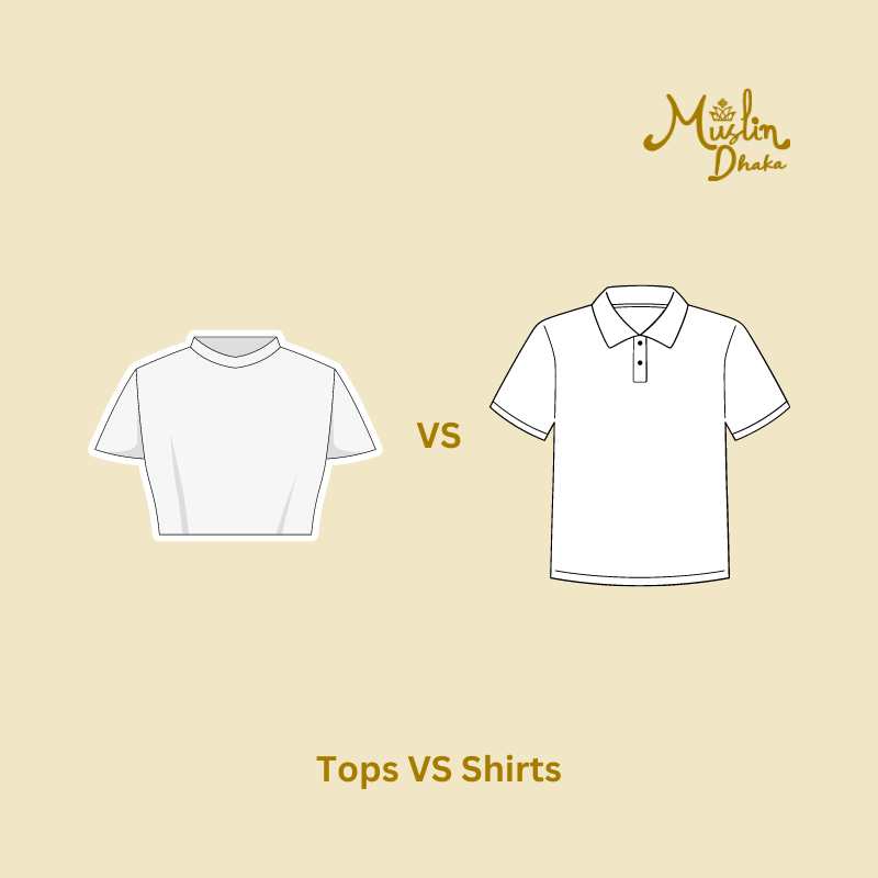 top vs shirt 