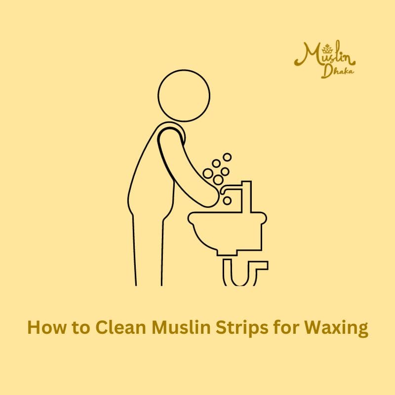 how to clean reusable wax strips?