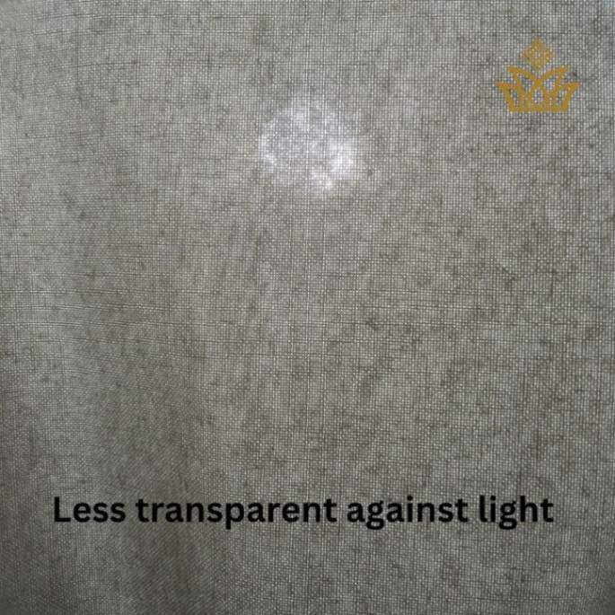 Low transparency can not see through