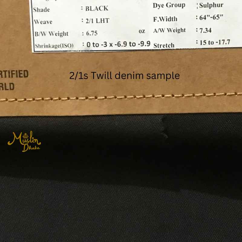 2/1s Twill denim sample