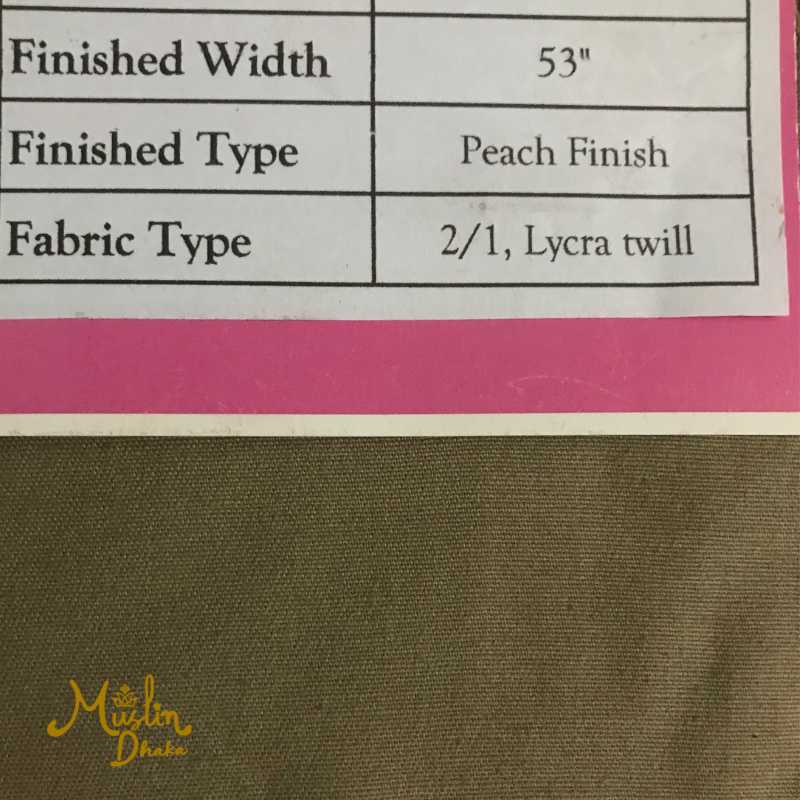 Characteristics of Twill Weave fabrics : Stretch
