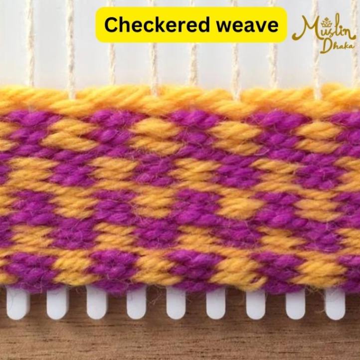 Checkered weave