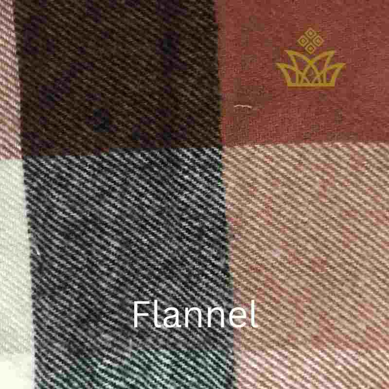 Cotton flannel fabric