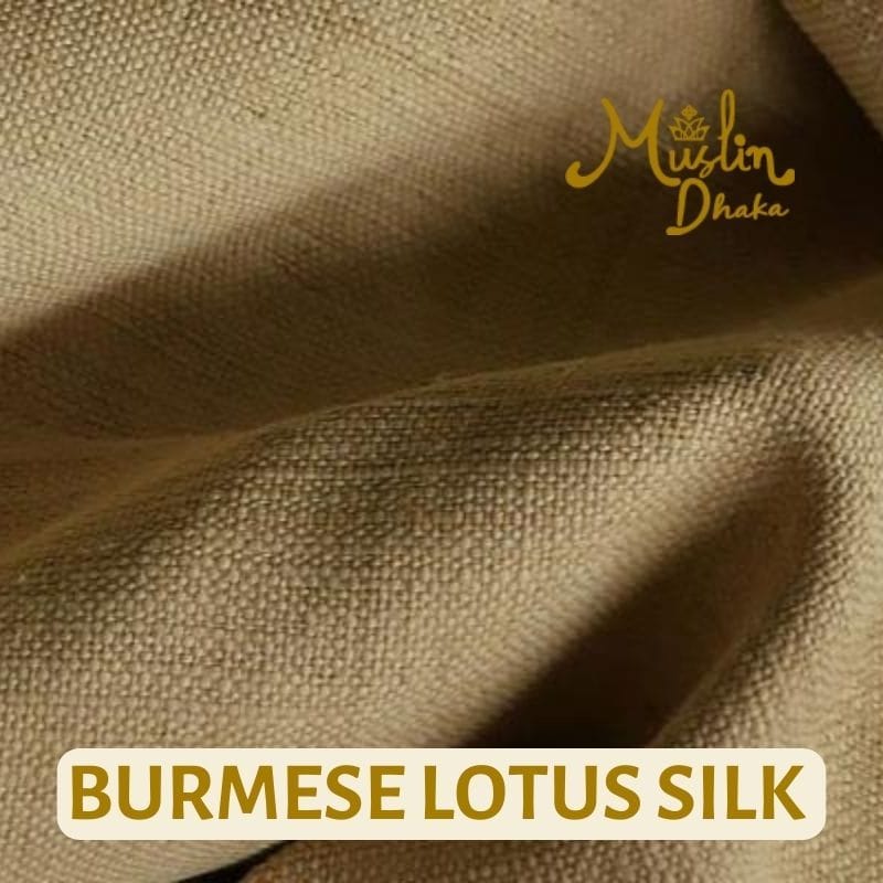 Burmese lotus silk