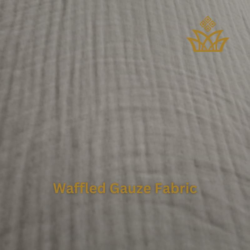 Waffle gauze fabric