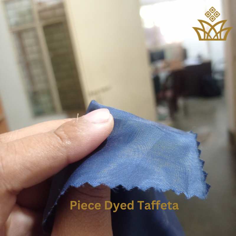 Piece dyed taffeta
