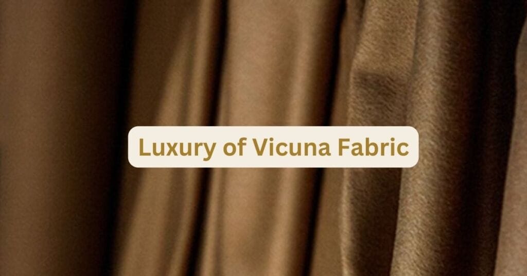 Vicuna wool fabric