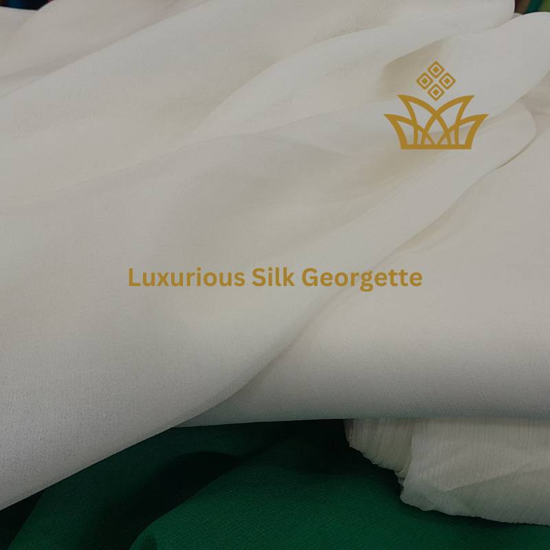 Luxurious silk georgette 
