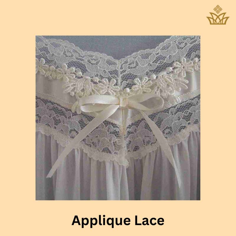 Applique lace