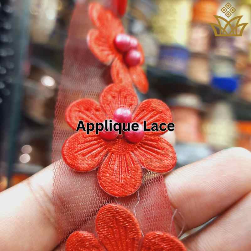 Polyester Applique Lace