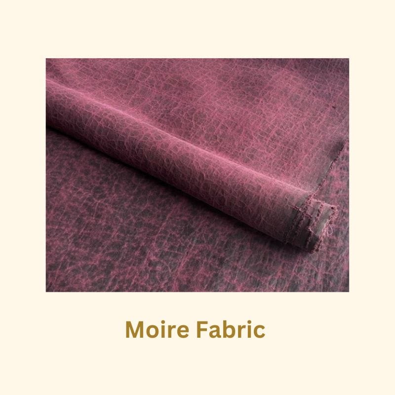 Moire fabric