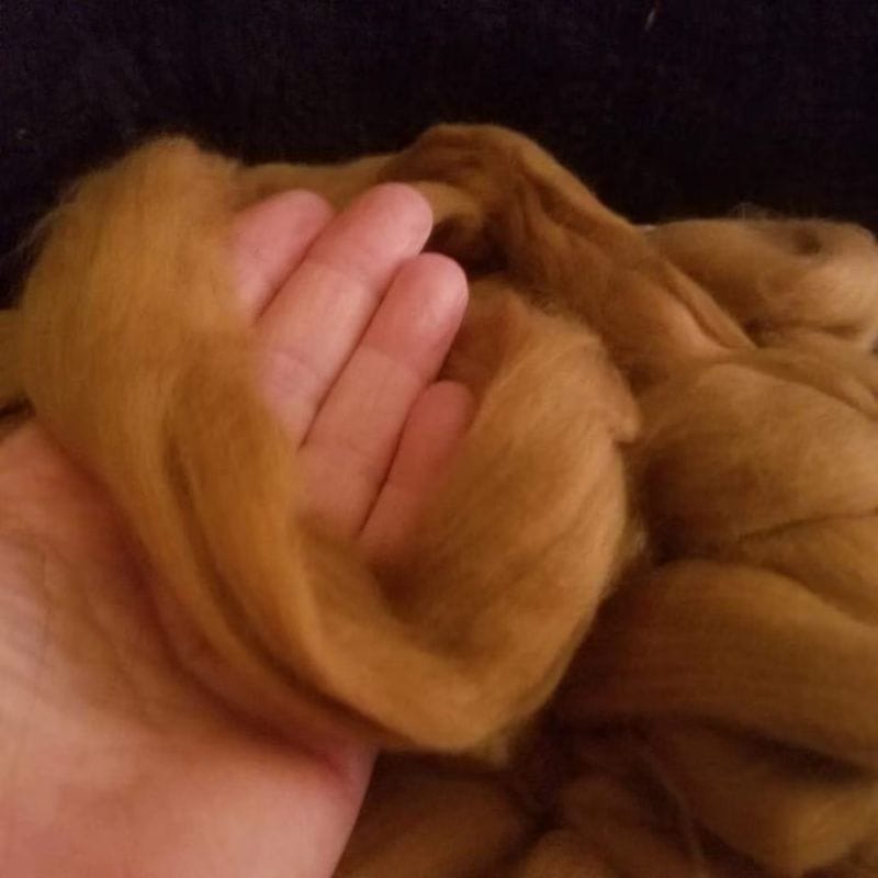 PlumCrazyFiberArt Vicuna wool