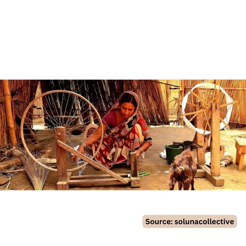 How is Khadi fabric made