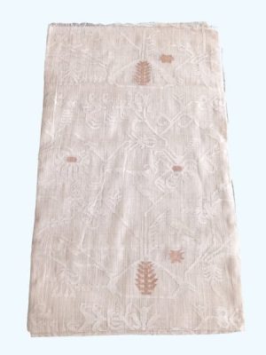 Luxury Dhaka Muslin Saree with Pattern