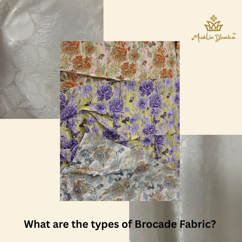 What are the types of Brocade Fabric