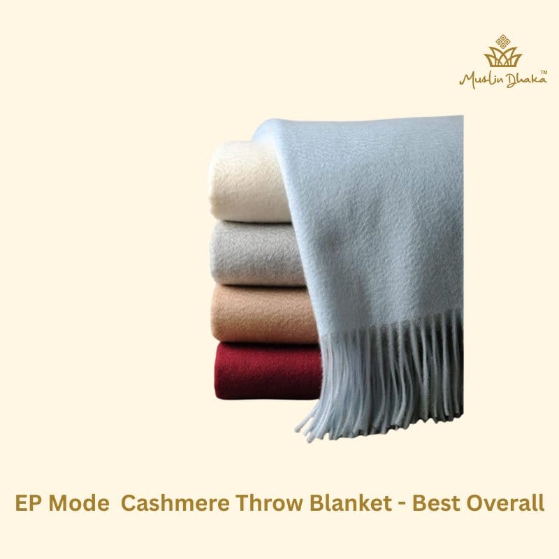 EP Mode  Cashmere Throw Blanket - Best Overall
