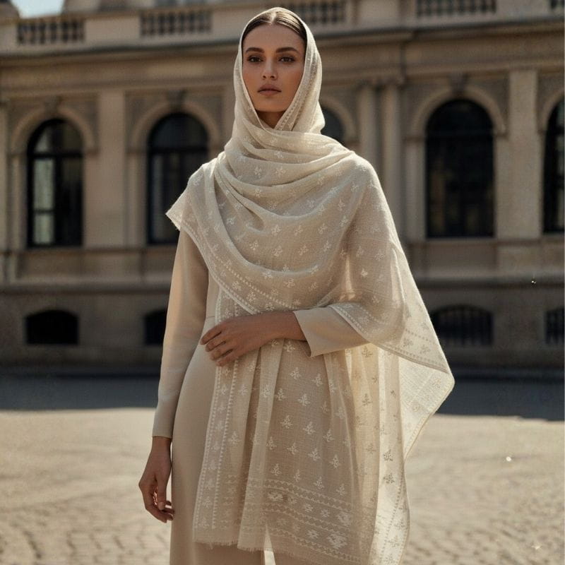 Dhaka Muslin Shawl One