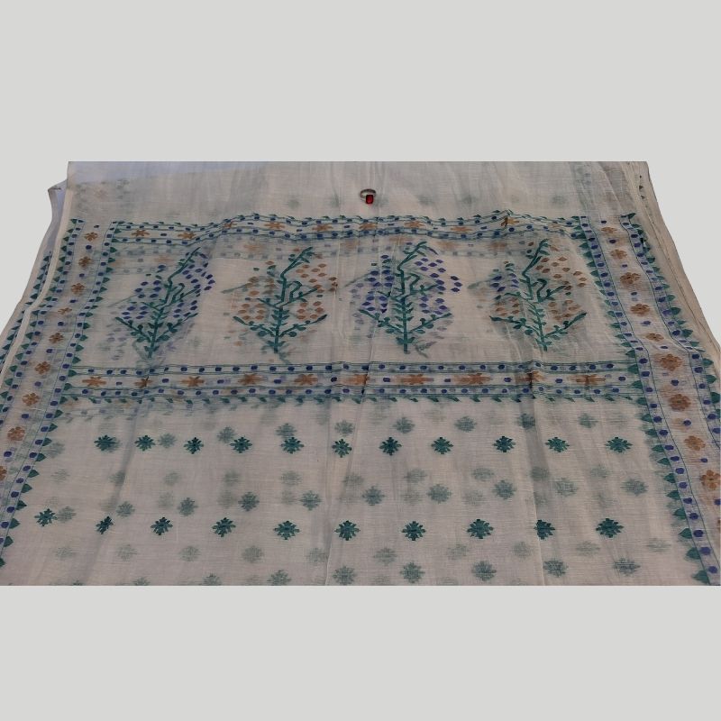 Designer Dhaka Muslin Shawl