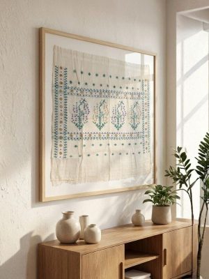 Unique Dhaka Muslin Wall Art