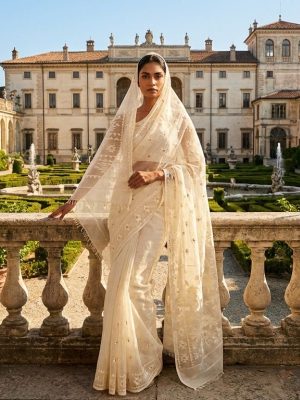 Baft e Hawa Royal Dhaka Muslin Saree